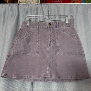 American Eagle Outfitters Dusty Purple A-Line Skirt